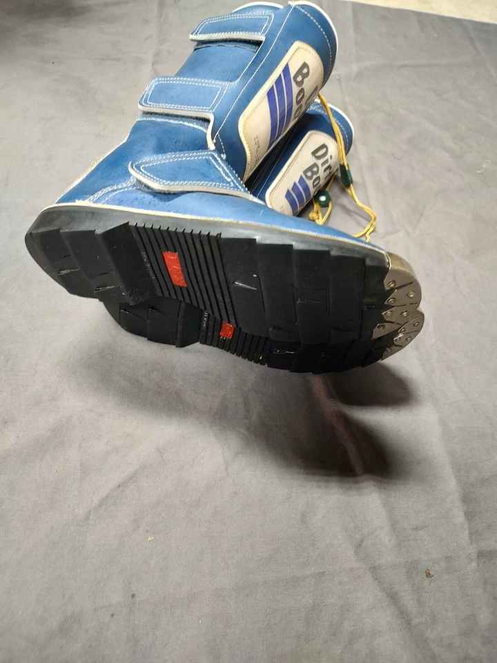 Fox "Botas Dirt" Azul "Vintage" Tamanho 11 - Imagem 4 de 4