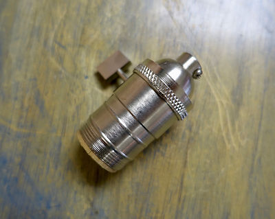 #ad #ad Solid Brass Uno Threaded Light Socket Vintage Knob Shade Fitters Sold Separate $14.50