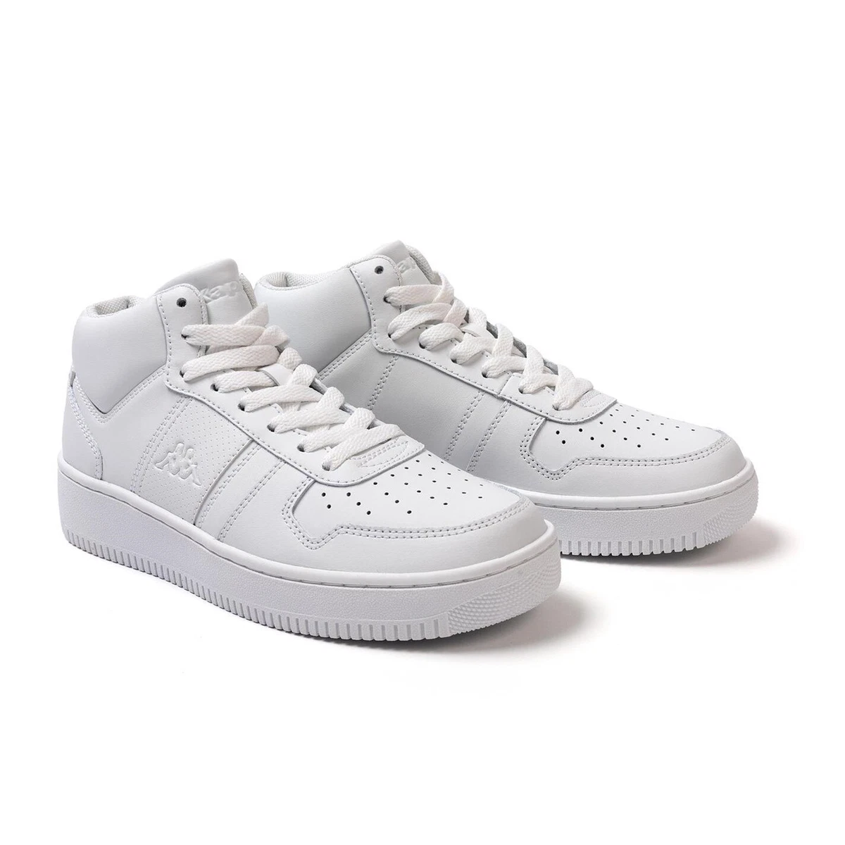 Kappa Womens La Morra Hi Top Trainers Sneakers Sports Shoes High Collared