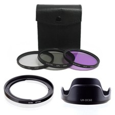 67mmUV CPL FLD Filter Set LH-DC60 kit for Canon PowerShot SX50 SX40 HS