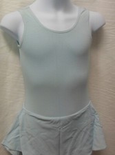Sansha 9509 Girls Dance Dress Skirted leotard blue Tank style Cotton Spandex