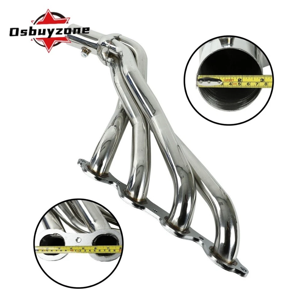 Cabezales de escape nuevos para Chevy GMC Silverado Sierra 1500 5,3 L 6,2 L 2014 2015-2017 Foto 3 de 4