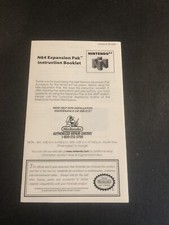 expansion pak n64 Manual Insert