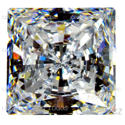 CUBIC ZIRCONIA LOOSE STONES PREMIUM EXCELLENT SUPER QUALITY SQUARE  U.S SHIPPER