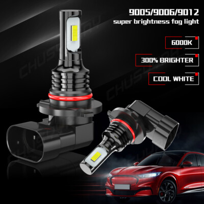 2 SUPER Brite LED headlight bulb for Honda ATV 34901-HN2-000 12v 45w upper light