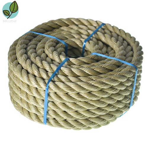 Manila Rope 3/4" × 50' Polypropylene 3 Strand Twisted Rope Bull Rope - Picture 3 of 11