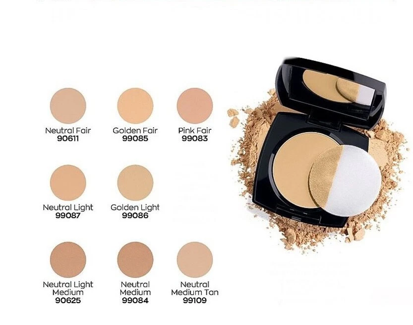 Avon True Color Flawless Mattifying Pressed Powder 8g / NEUTRAL MEDIUM TAN - Image 3 of 4