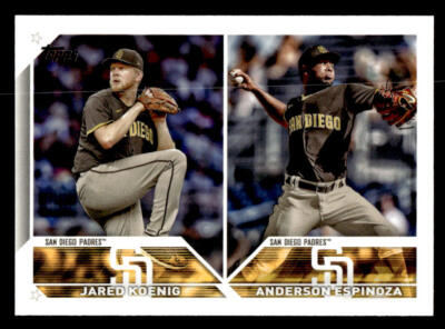 2023 Topps Update #US265 Jared Koenig / Anderson Espinoza Rookie card