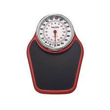 Salter Pro-Helix Professional Oversized Bathroom Scale with Black/Red powder-...
