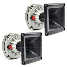 2 x JBL Selenium D250-X GW Compression Driver 2 x 491224 Horn Waveguide 4"x4"