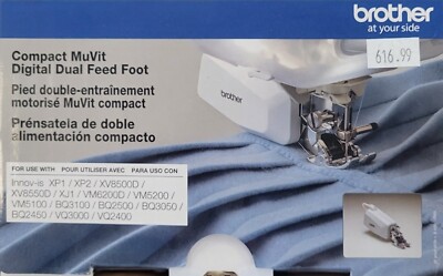 BNIB Brother - SA209 - Compact MuVit Motorized Dual Feed Foot