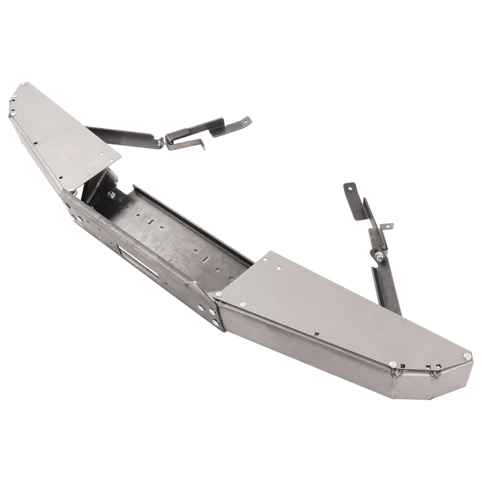 Conjunto de parachoques delantero de acero con herrajes para Ford Bronco F-150 F-250 F-350 80-86 Foto 3 de 4