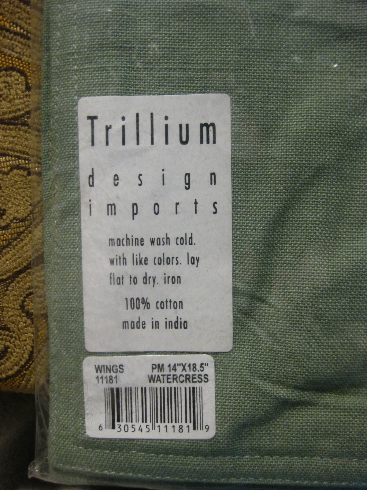 Trillium Design Imports Placemat~"WINGS"~Dragonfly~Butterfly~14" x 18.5~NEW!!