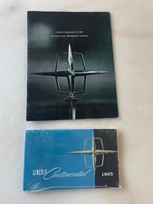 1965 Lincoln Continental Owners Manual And Sales Brochure