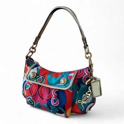 バッグ Vintage Coach Poppy Shoulder Bag 2way Coach Poppy Shoulder Bag - Gem