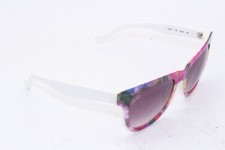 NEW LIU JO LJ628S 105 WHITE MULTICOLOR SQUARE AUTHENTIC FRAMES SUNGLASSES 54-16