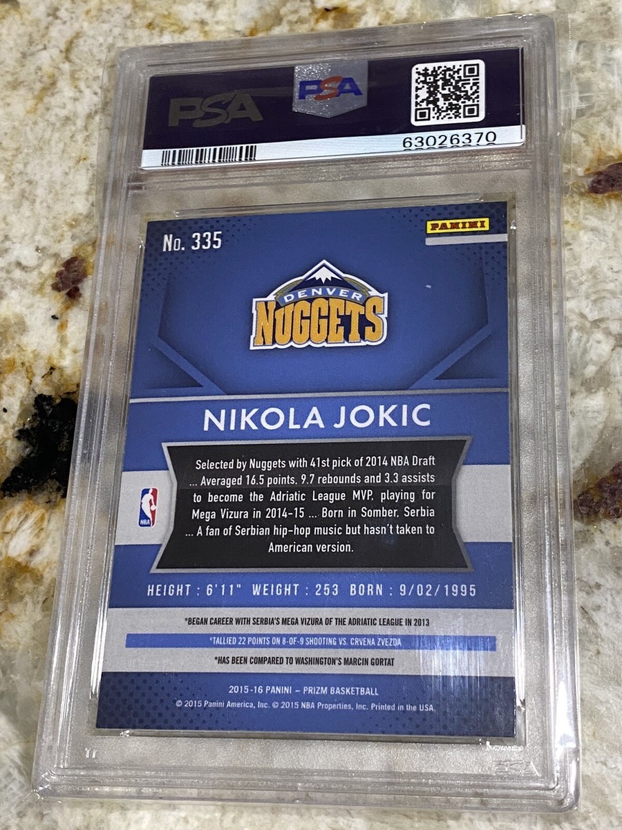 PSA10] Nikola Jokic 2015 Panini Prizm プリズム ニコラ