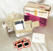 Sawyers Pana-Vue Automatic 2x2 Slide Viewer With Original Box, Vintage