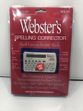 NEW VINTAGE 1994 Franklin Webster  s Spelling Corrector Plus NCS-101 Pocket Size