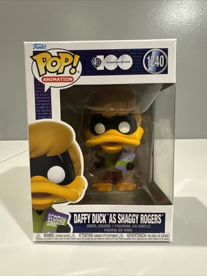 Funko Pop! Daffy Duck as Shaggy Rogers #1240 WB 100 Yr Anniversary 
