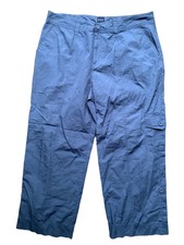 Basic Editions Size 16W Women Pants Blue Stra...
