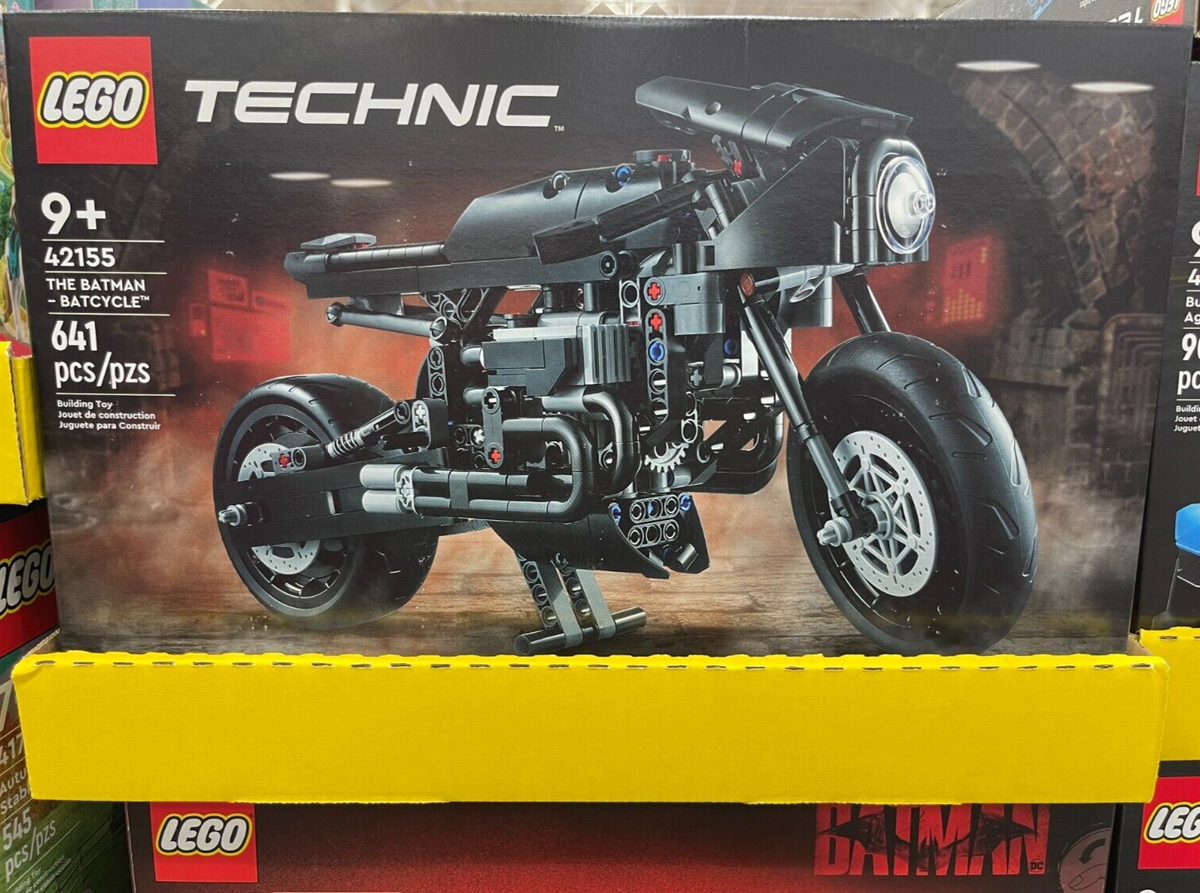 LEGO Technic 42155 The Batman BATCYCLE Super Hero Set Collectible