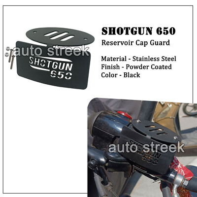 Passend Für Royal Enfield Shotgun 650 Edelstahl Reservoir Kappen Schutz, Schwarz