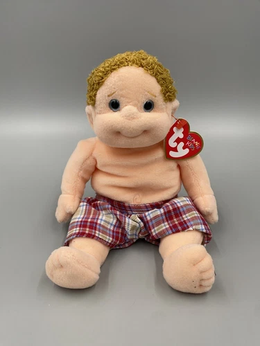 Ty Beanie Kids Boomer Plaid Shorts 10” Vintage 1999