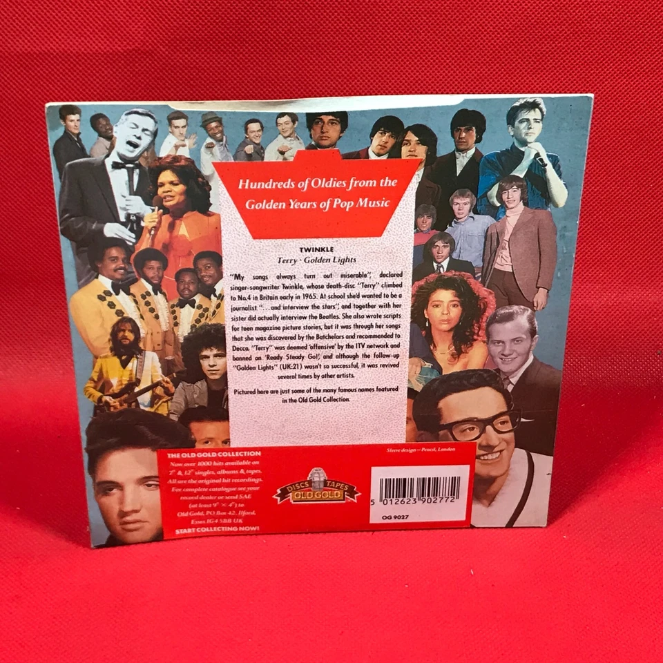 TWINKLE Terry 1980 UK 7" vinyl single Golden Lights 45 record OG9027 - Image 2 of 4