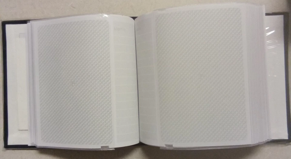 Álbum de fotos 100 páginas grises decretivas azules 4x6 memoria de boda/aniversario Foto 2 de 2