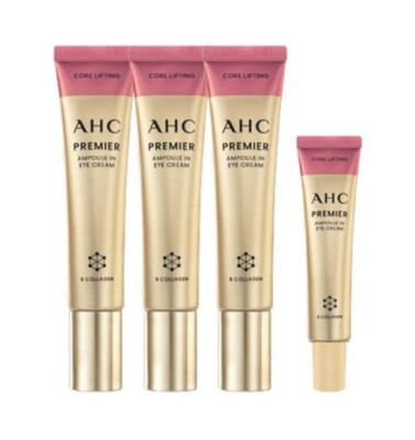 AHC Premier Ampoule In Eye Cream Season 12 | Core Lifting | 40ml × 3 + 12ml × 1
