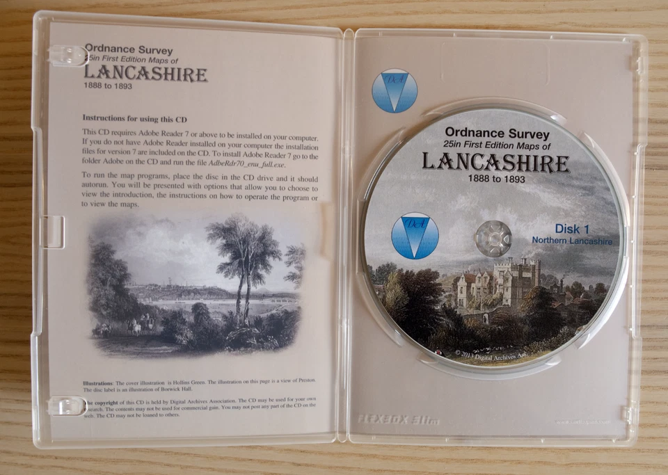 Ordinance Survey Digitized 25-inch First Edition maps of Lancashire 1888-1893 - Image 4 of 4
