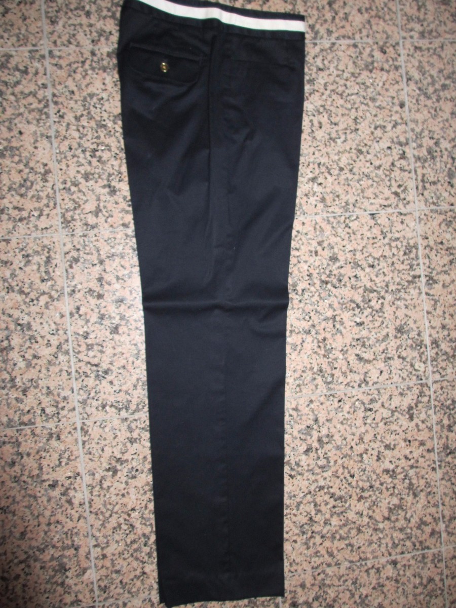 Pantalon Habillé Talbots En Coton Stretch Bleu Marine - Taille 4 S - Longueur 30" - Occasion Excellent état