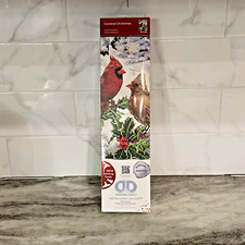 Diamond Dotz CARDINAL CHRISTMAS Special Edition Diamond Painting Kit 11" x 14"