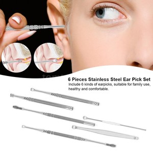 Ear Pick Ear Canal Wax Remover Cleaner Curette Cleaning Set Health