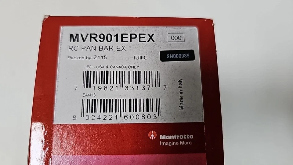 Manfrotto MVR901EPEX Fernbedienung Zoomgriff Sony PMW EX RC PAN BAR- - Bild 3 von 4