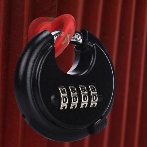 Combination Locks Safety 4 Code Lock For Gate Gym Outdoor Iron Door