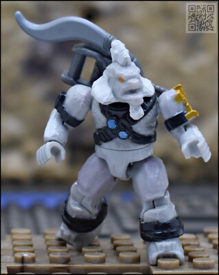 HALO MEGA BLOKS BRUTE CHIEFTAIN TARTARUS MINI FIGURE 97519 BATTLEGROUND xxx