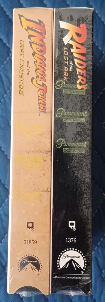 Indiana Jones And The Last Crusade & Raiders Of The Lost Ark Sealed VHS Tapes - Image 3 of 4