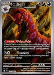 Scolipede 134/086 Black Bolt Illustration Rare
