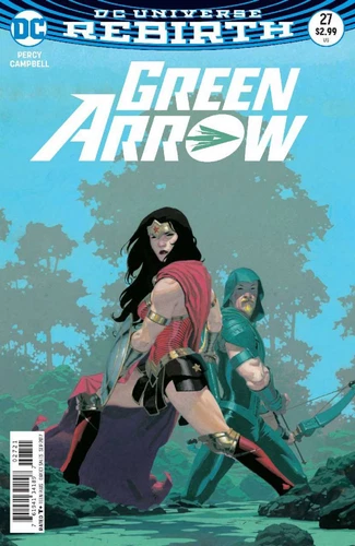 Green Arrow (6th Series) #27A VF/NM; DC | Rebirth Wonder Woman Ribic Variant - w