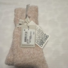 Women's Pink Barefoot Dreams Chenille Socks NWT