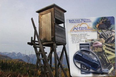NEW Alpine Archery Soft Loc Quiver, Treestand Mounting Bracket-OLD STOCK