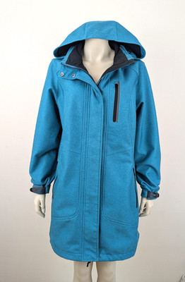 Reusch Softshell Mantel Türkis 42 Water Repellent Breathable Outdoor Jacke 26420