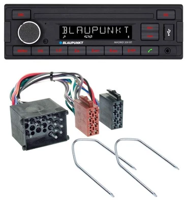 Blaupunkt USB AUX Bluetooth MP3 Autoradio für BMW 3er E30 E36 87-00 5er E34 88-9 - Bild 1 von 4