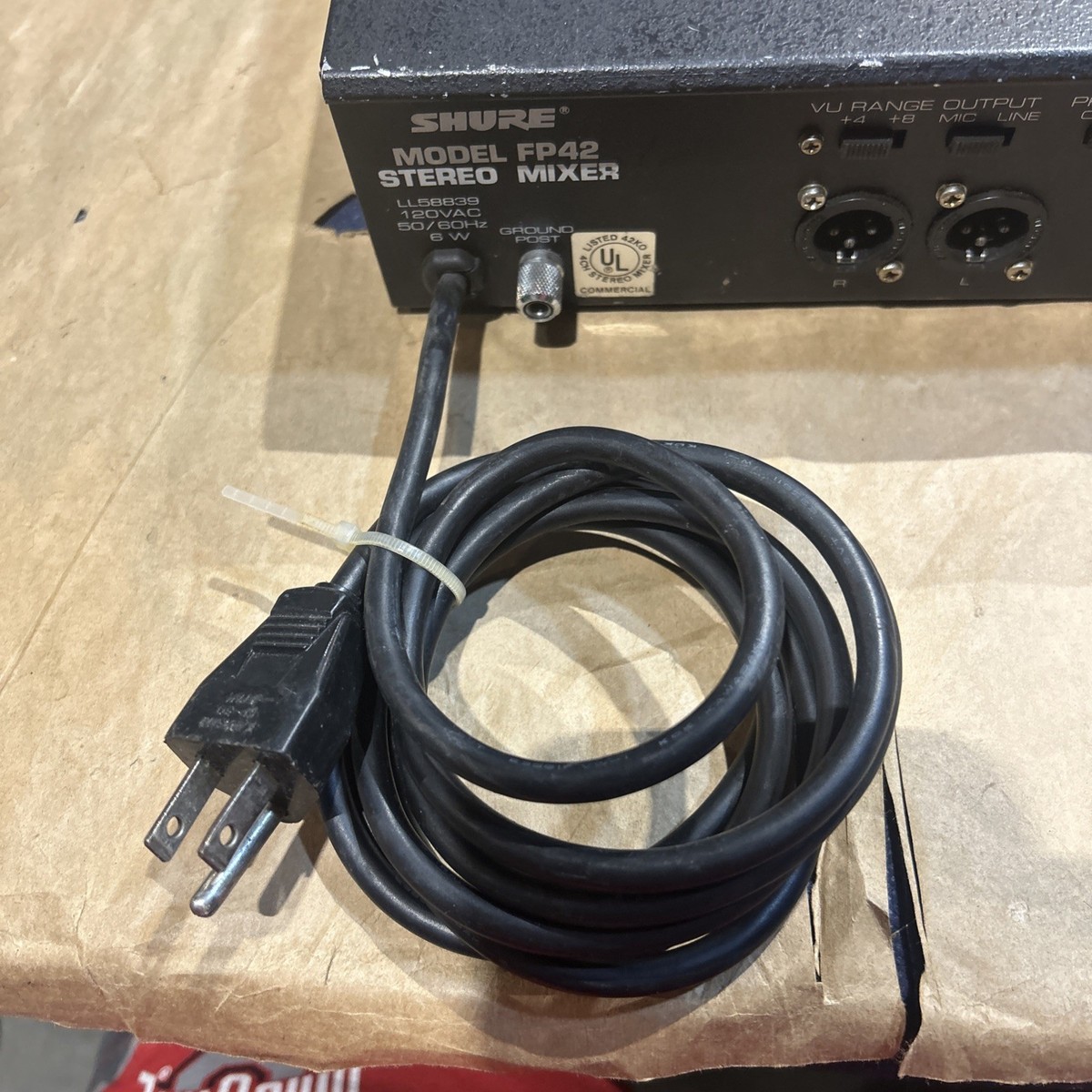 Vintage Shure FP42 4 Channel Broadcast Stereo Microphone Vintage Shure FP42 4 Channel Broadcast Stereo Microphone