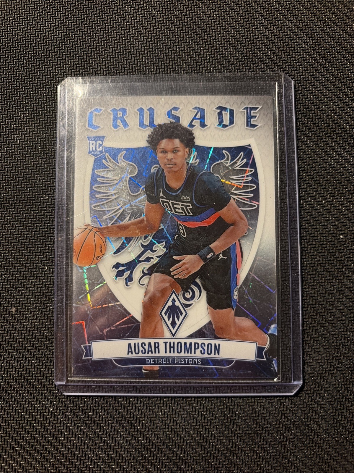 2023-24 Panini Phoenix - Crusade Ausar Thompson #4 White Lazer Phoenix /150 (RC)