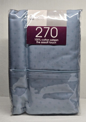 JCPenney Home Collection Full Flat 100% Cotton Sateen 270 Thread