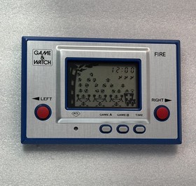 Nintendo Game & Watch Fire Complete Excellent Screen Japan Vintage
