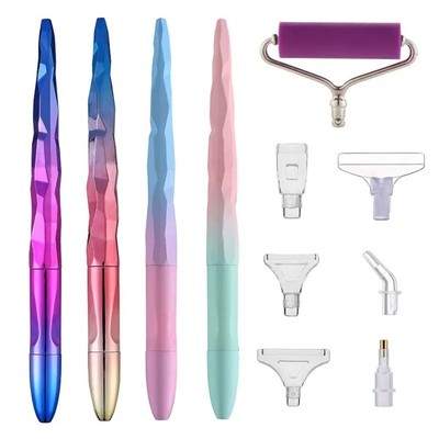Roller Head Resin Point Drill Pen Diamond Painting Rolling Tool Nail Art